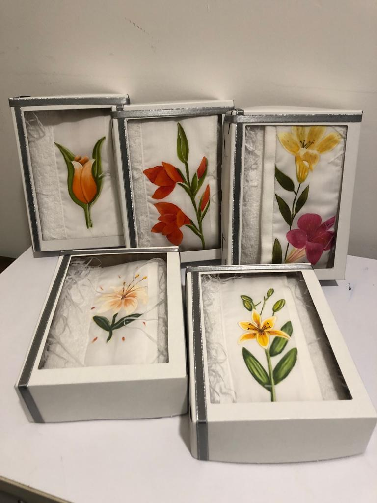 Glass Flower Art Box Collection